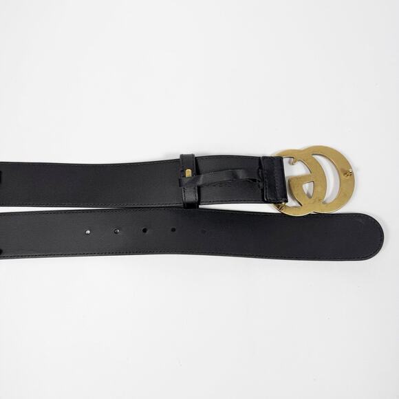 Gucci GG Marmont Smooth Leather Belt 85 34 - Picture 3 of 5